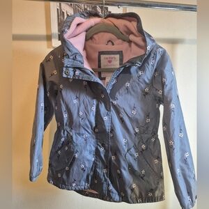 Carter's Gray Floral Kids Jacket